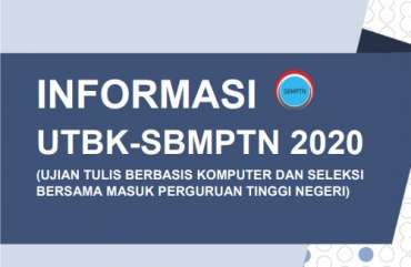 Cara Pembayaran UTBK SBMPTN 2020 Via Bank, Resmi!